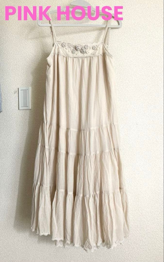 PINK HOUSEピンクハウス　キャミワンピース