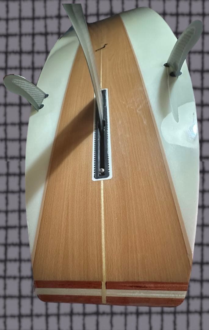 SCELL ロングボード 8ftウッド調 3フィン