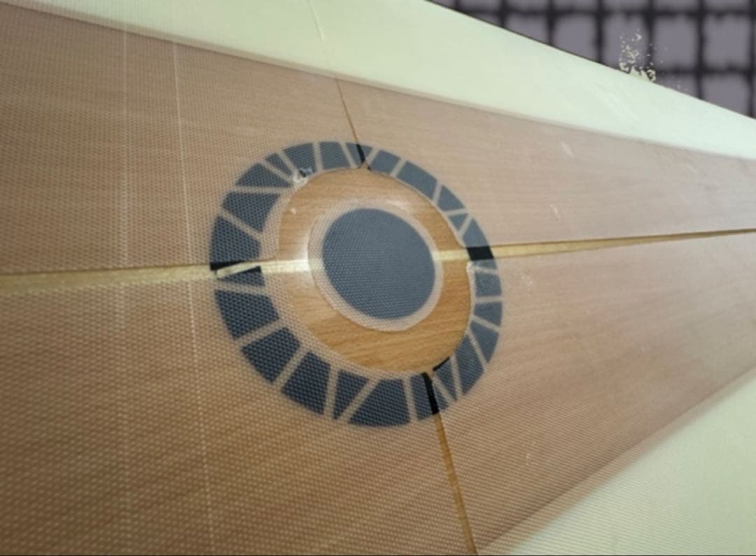 SCELL ロングボード 8ftウッド調 3フィン