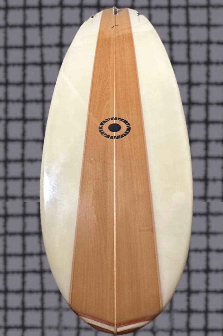 SCELL ロングボード 8ftウッド調 3フィン