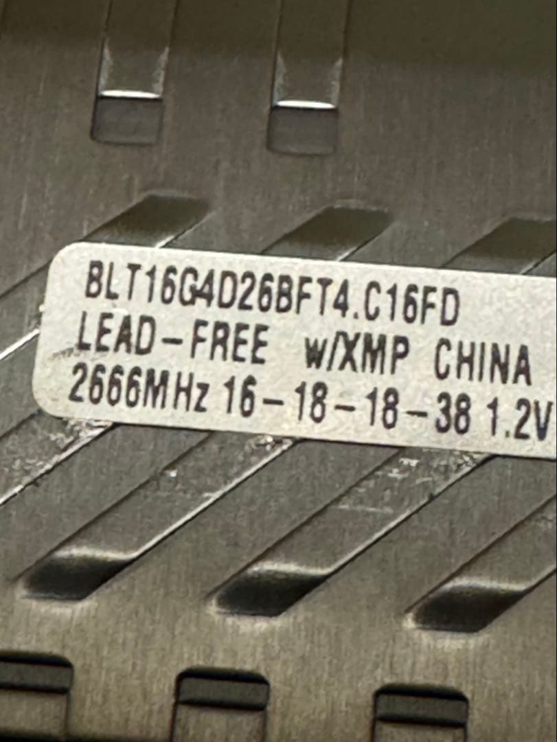 BALLISTIX DDR4PC4 RGB 16GB×4枚64GB チェックOK