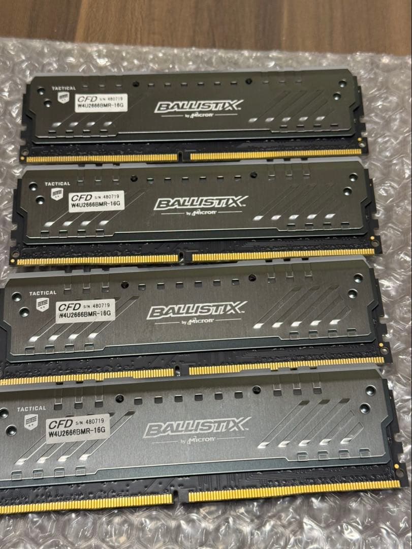 BALLISTIX DDR4PC4 RGB 16GB×4枚64GB チェックOK