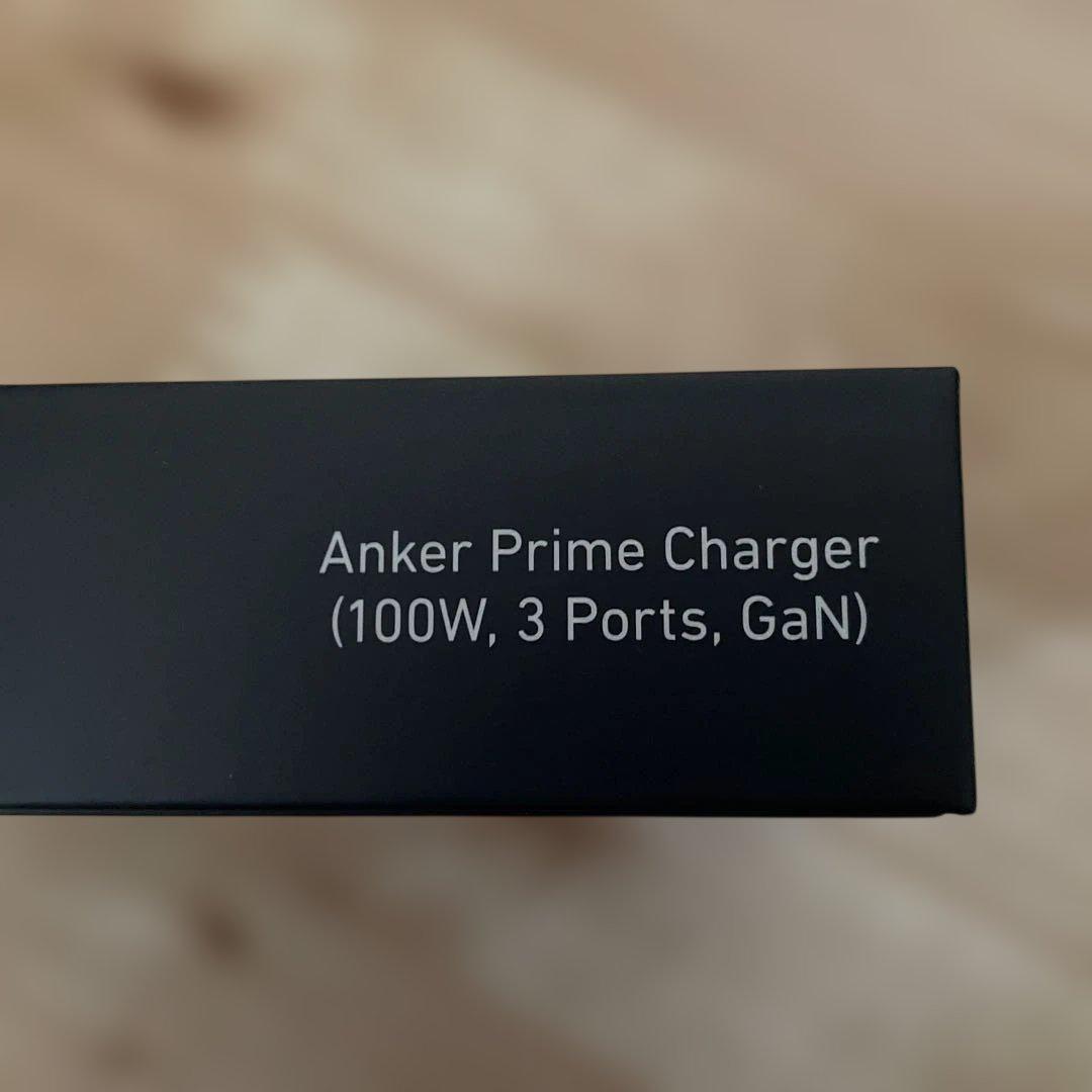 Anker Prime Charger（100W,3ports,GaN）