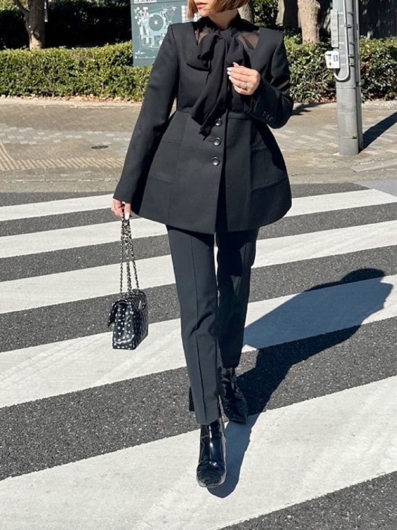 cygne ダックジャケット Madeleine　ブラック