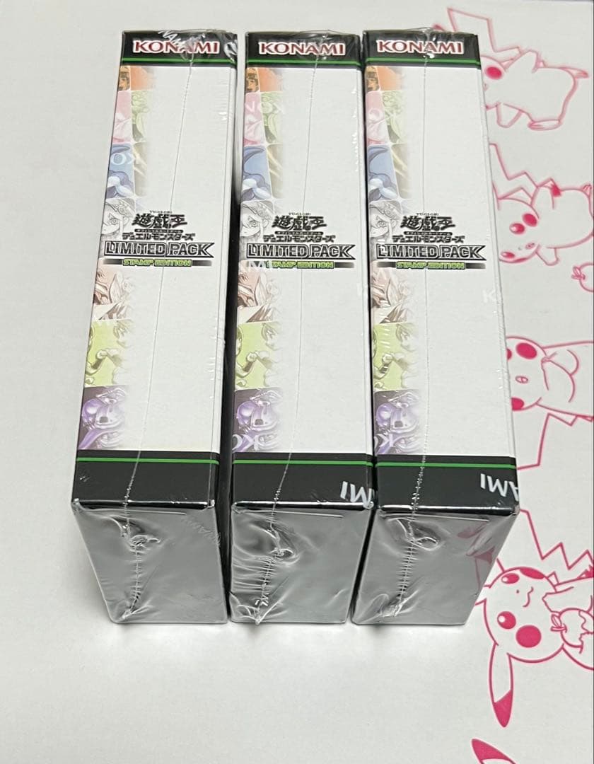 遊戯王OCG LIMITED PACK STAMP EDITION 3BOX