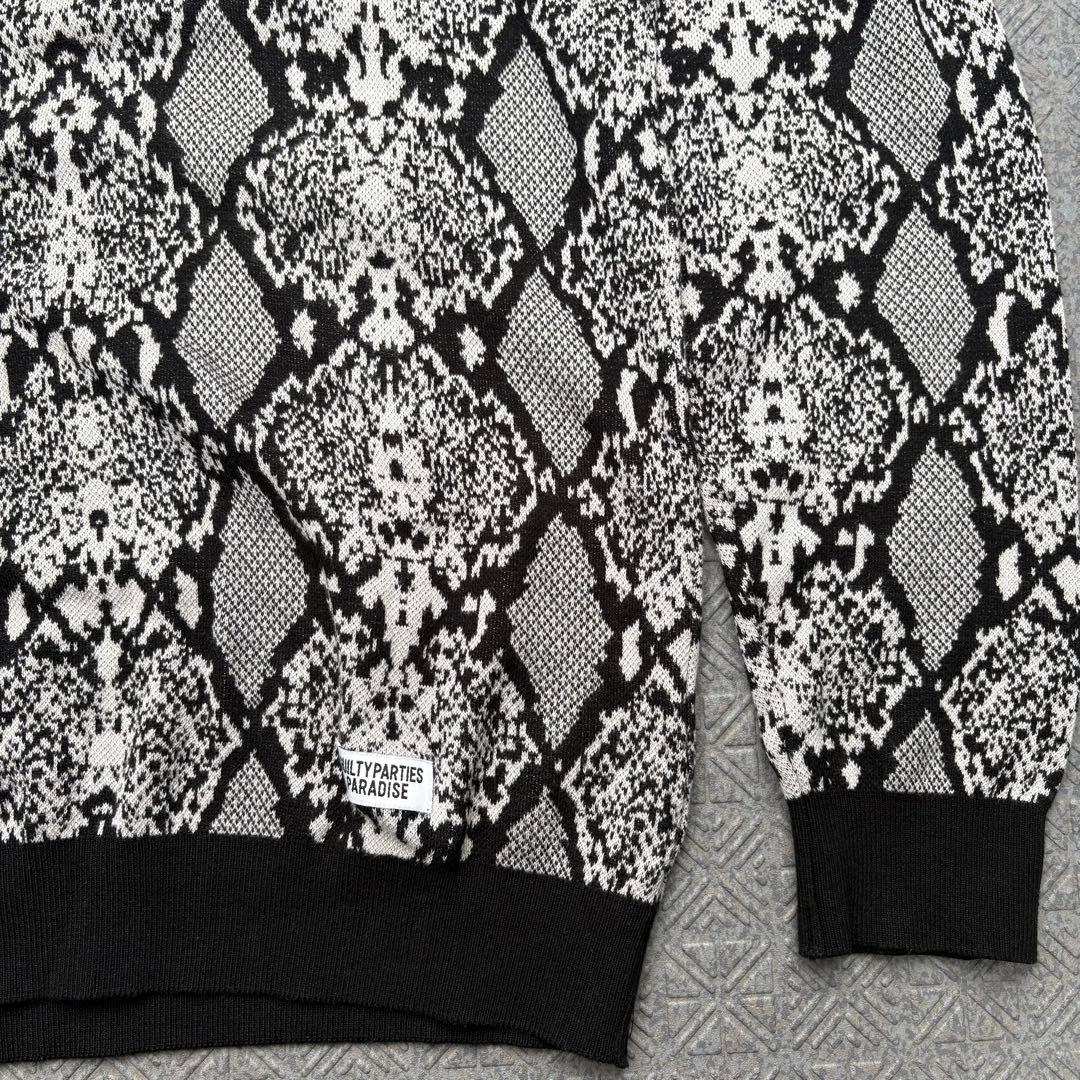 wacko maria ニットポロ 長袖 パイソン supreme wtaps