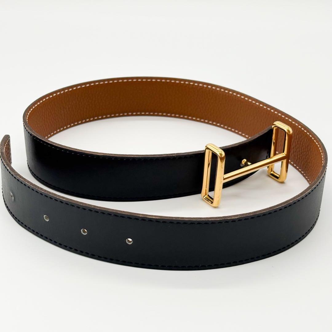 ♡美品♡ エルメス H金具✖️ボックスカーフ レザーベルト