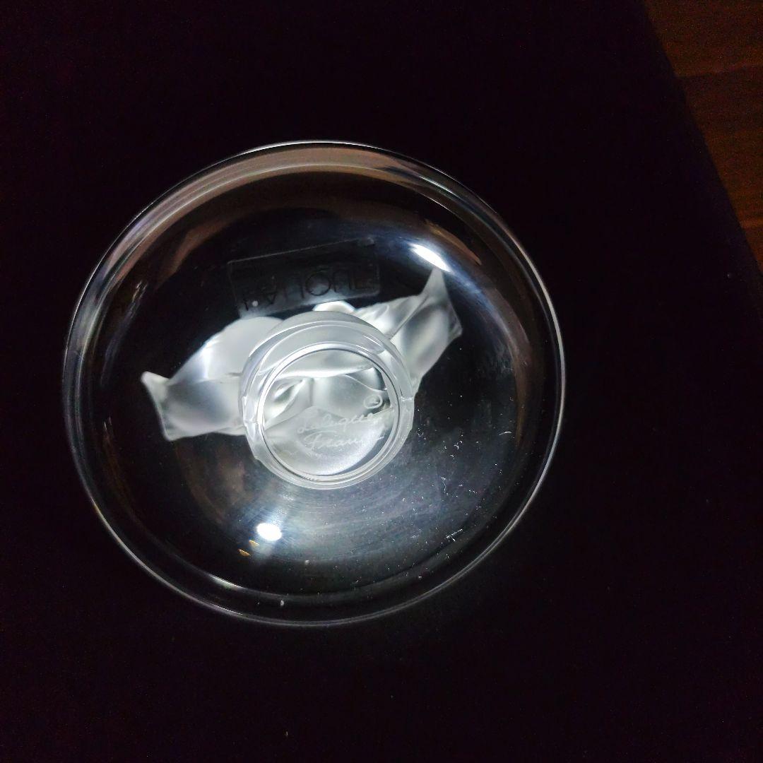 う*め様 フクロウと鳥のガラス置物セット　オパール セントグラス