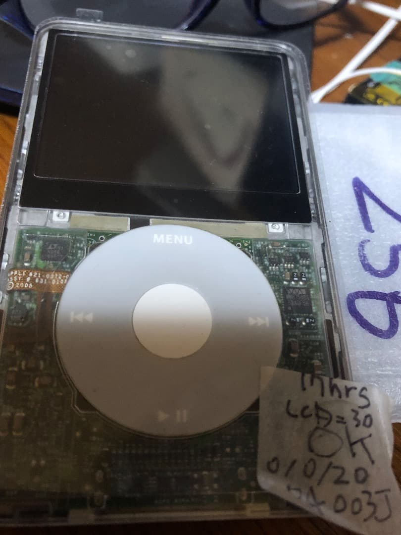 iPod Classic 第5世代SSD化256GBスケルトン 電池新品