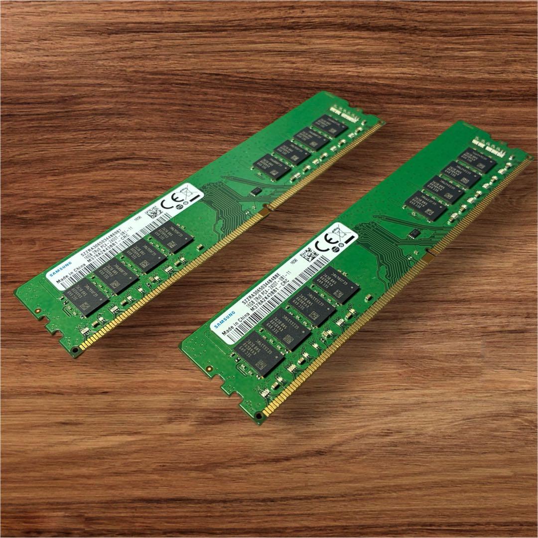 【MemTest+OCCT完走】 Samsung 16GB×2 32GB