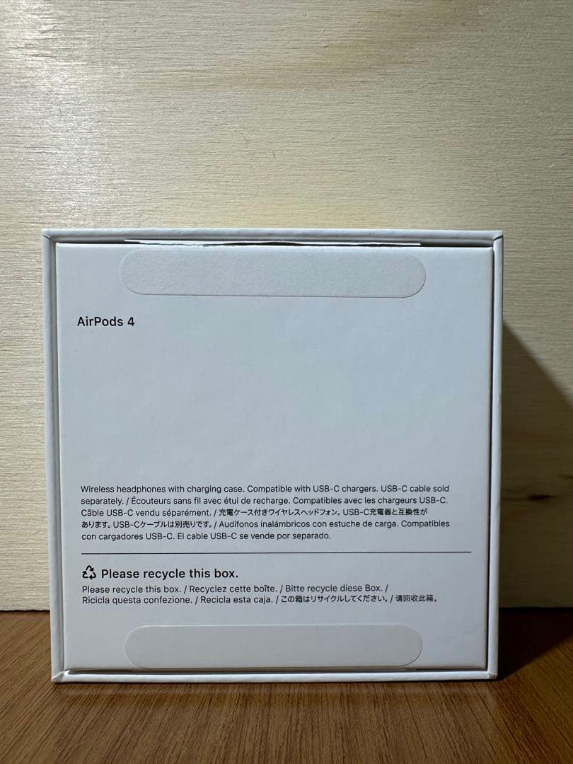 【極美品】 AirPods 4 ANC非搭載 MXP63J/A JQ4FC