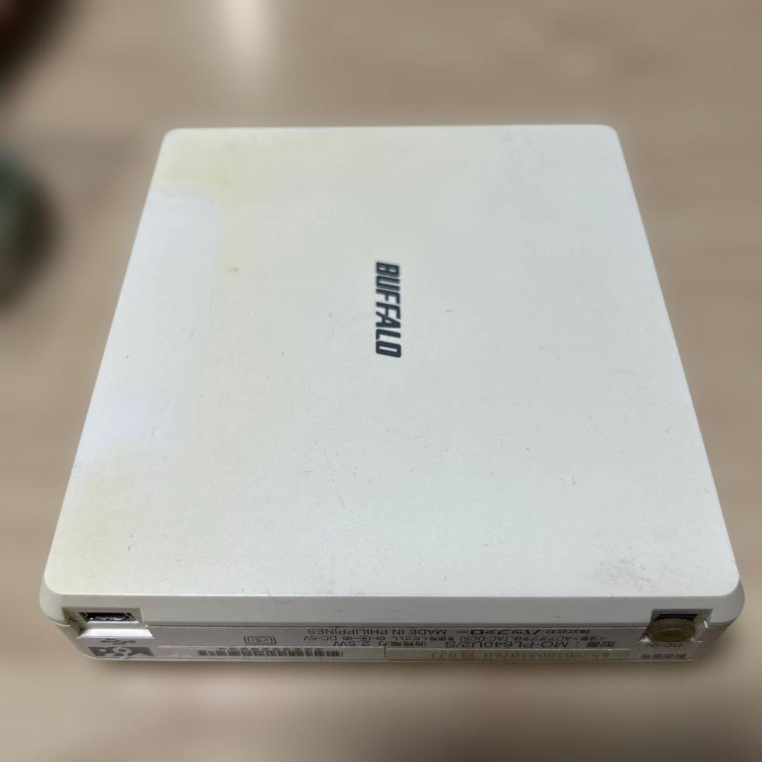 MO-PL640U2/S MOドライブ バッファロー 外付け USB 動作確認済