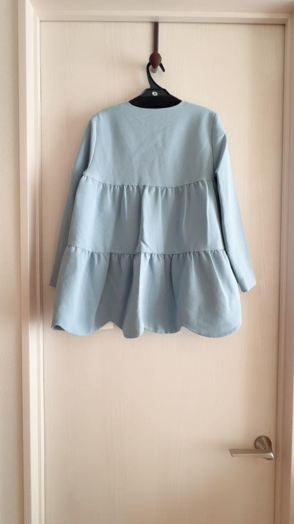 ビンナビ bitnabi 美人トップス長袖（ブルー）授乳服 新品