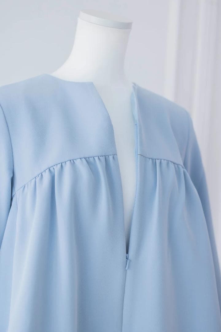 ビンナビ bitnabi 美人トップス長袖（ブルー）授乳服 新品