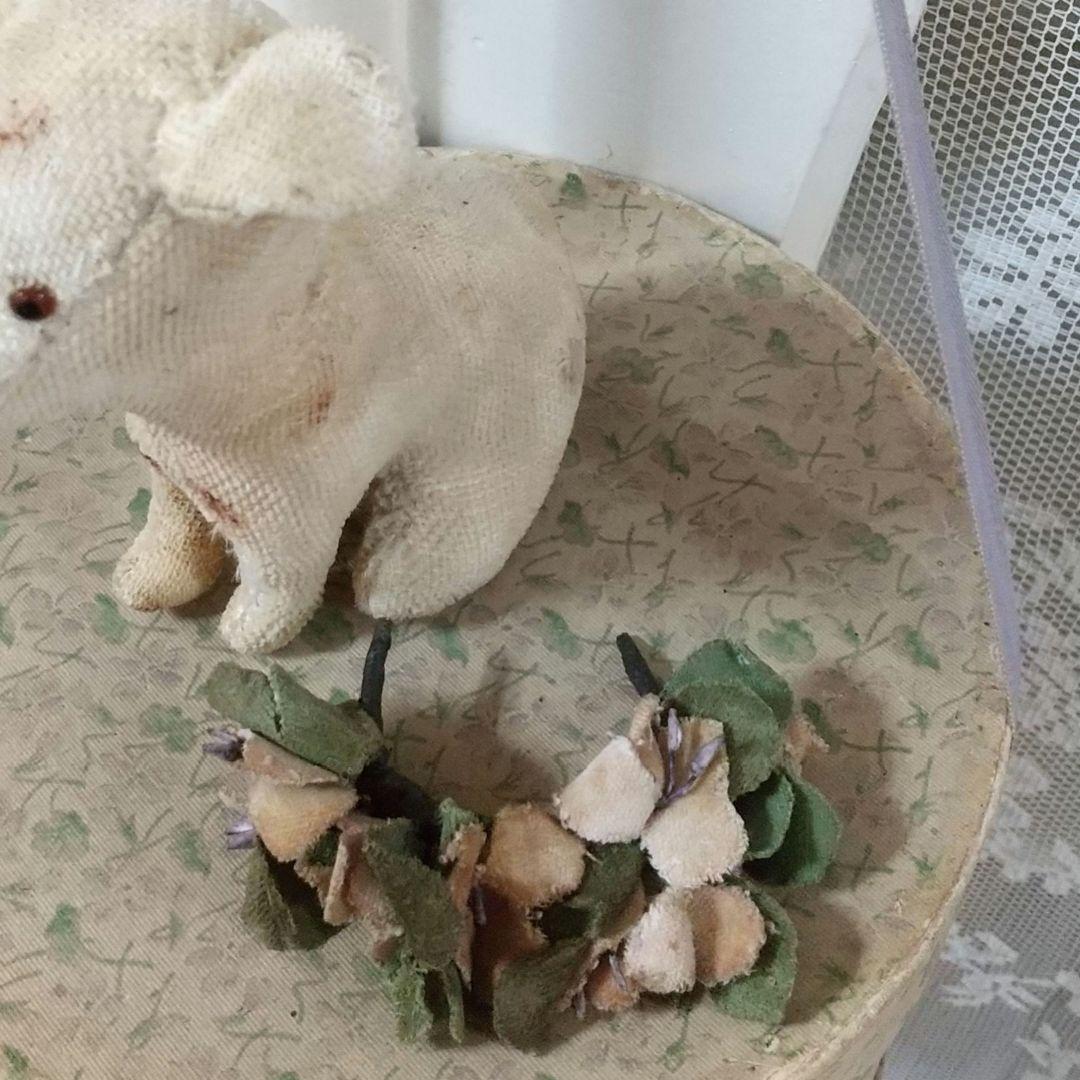 ♡作家ぬいぐるみ作家わんこ犬アーティストベア野ばら社アンティークベア作家ベア花冠