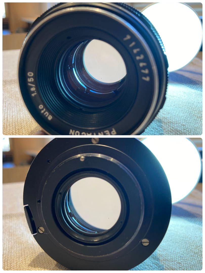 ★希少★PENTACON 50mm f1.8★pentax sp ★完動品＊美品