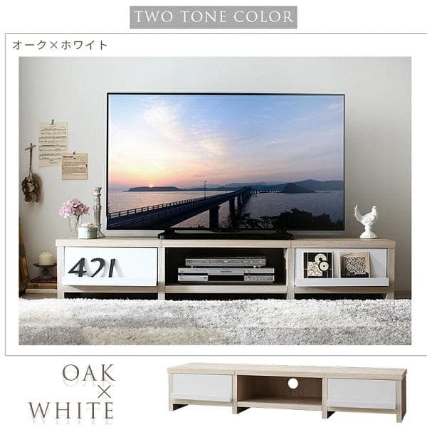 幅180 ローボード テレビボード 65インチ 木製 北欧 リビング 高さ30