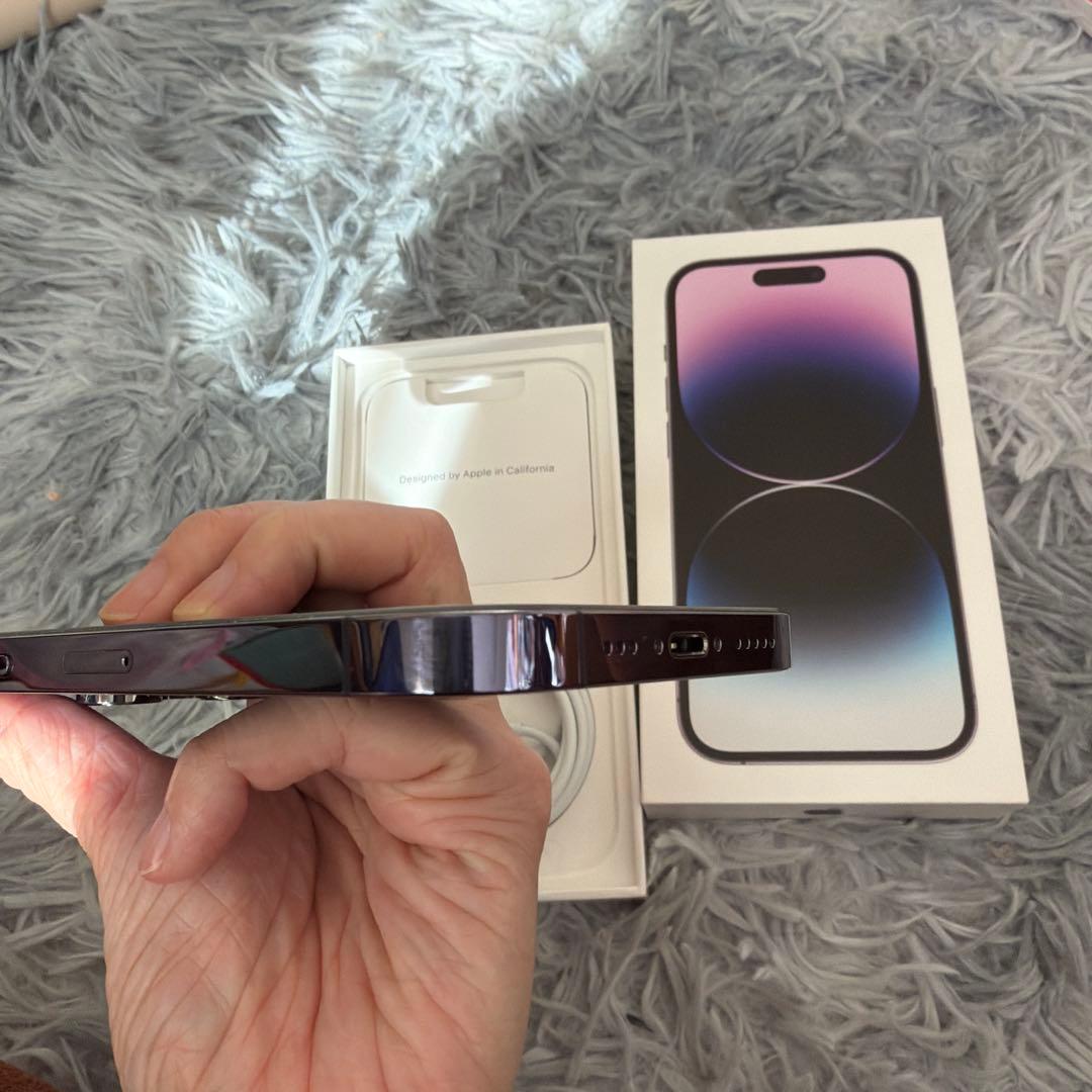 Apple iPhone 14Pro 256g ディープパープル 本体
