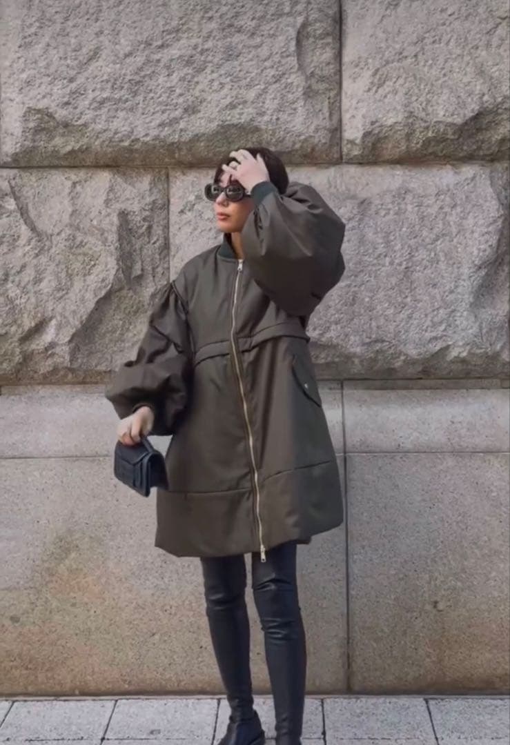 machattトップサーモフォルムコートBlack