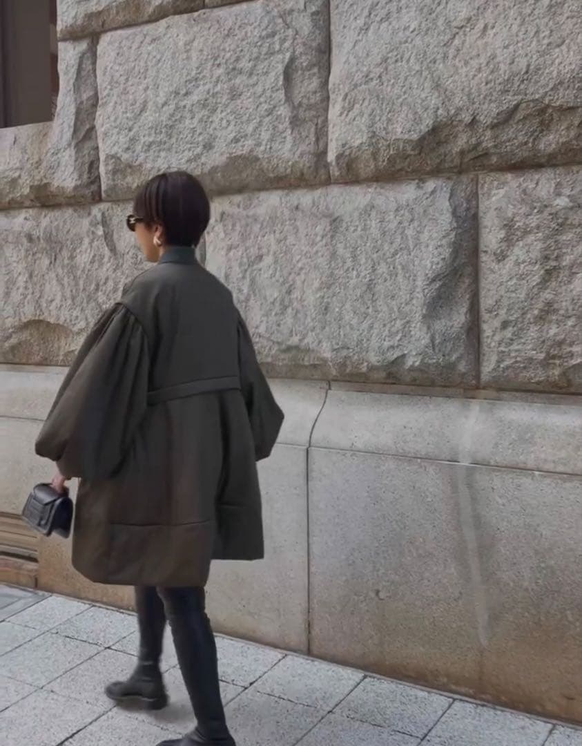 machattトップサーモフォルムコートBlack