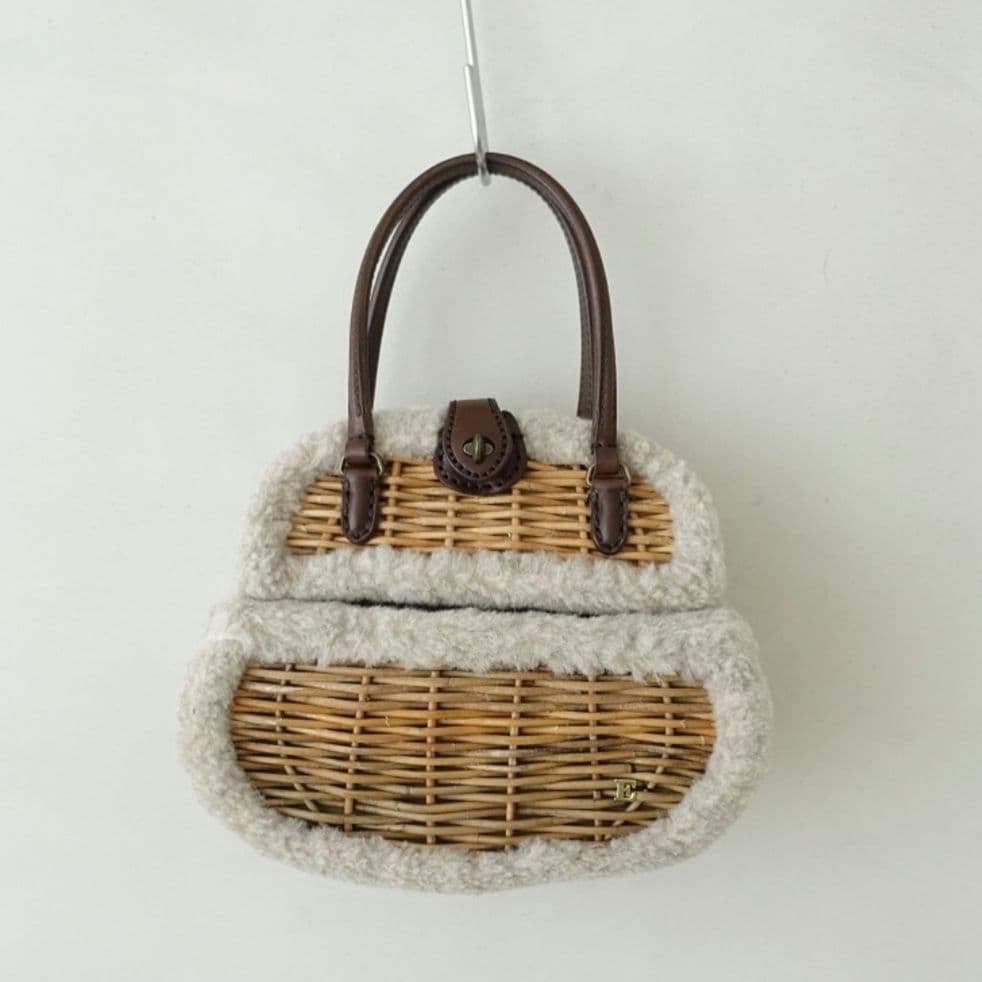 2024AWエバゴスBIRD JOURNEY トリミングハンドバッグ定価12万