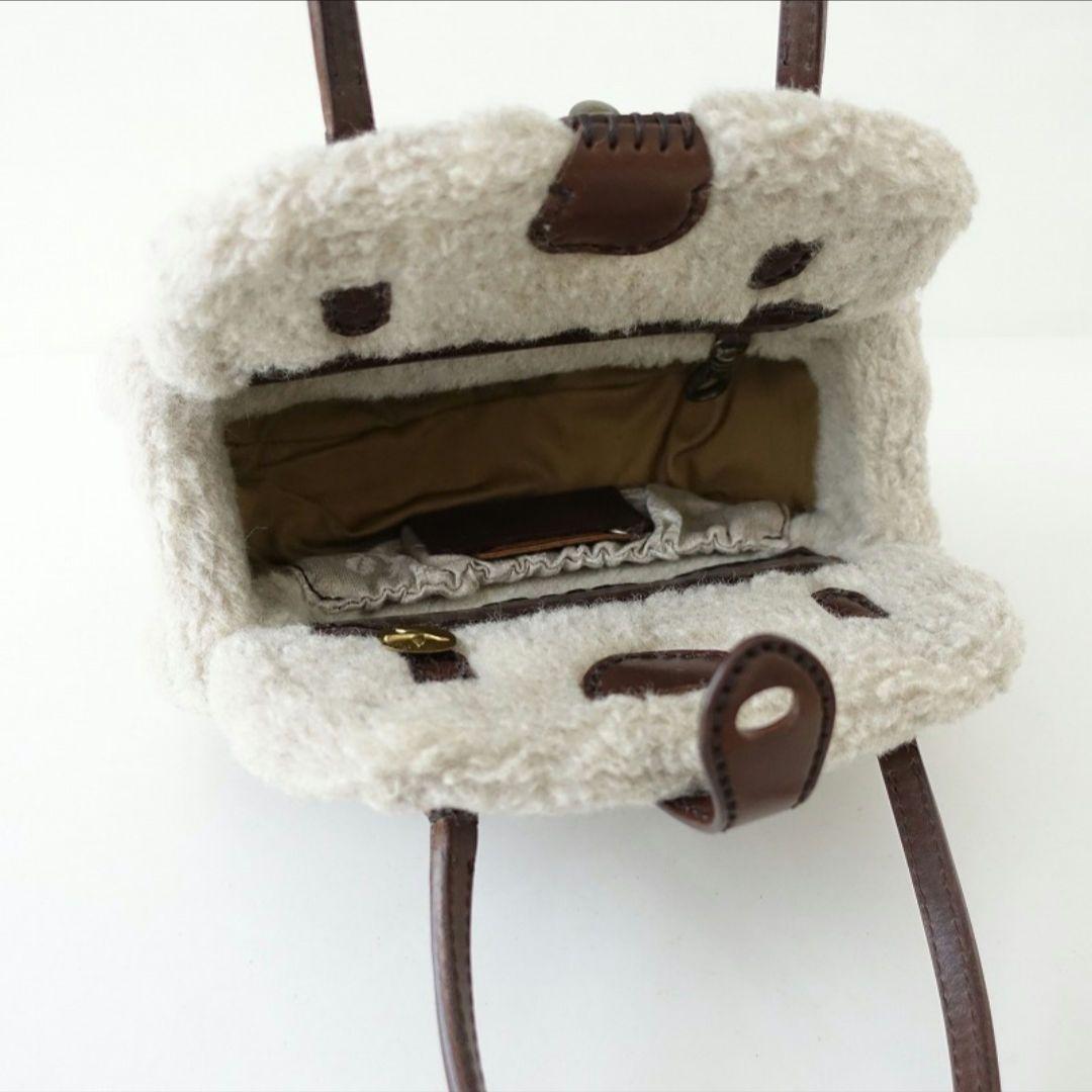 2024AWエバゴスBIRD JOURNEY トリミングハンドバッグ定価12万