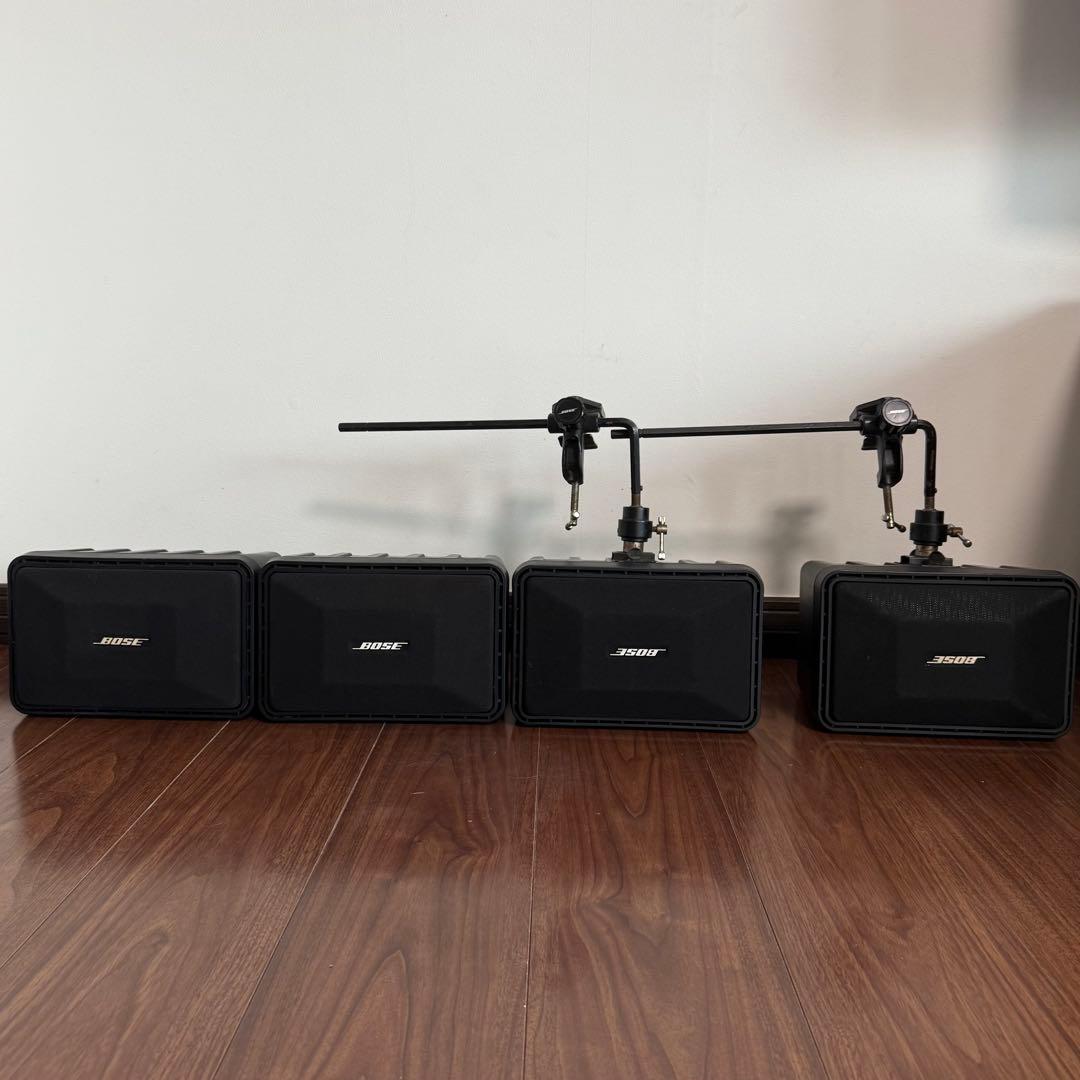 Bose 101MMGスピーカーセット4台➕専用器具２個付き　取扱説明書付き