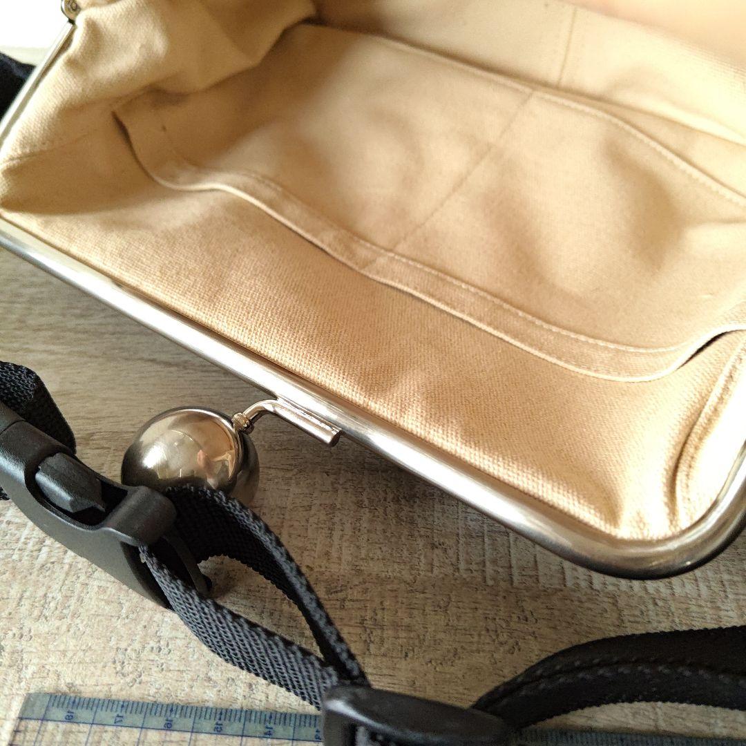 【rakusu7529様】がま口ウエストバッグ　ハンドメイド