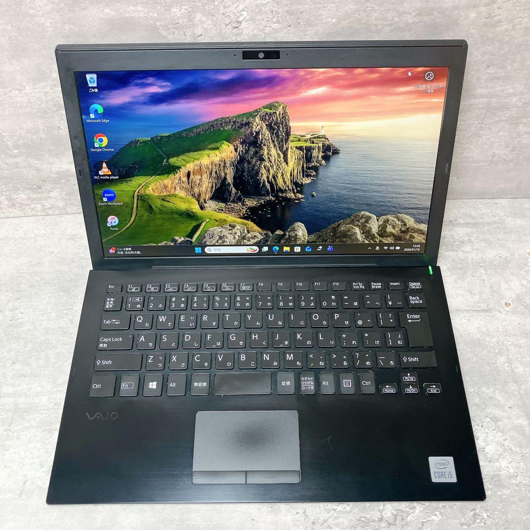 人気のVAIO 13.3型ノートPC 第10世代i5 8GB 256GB