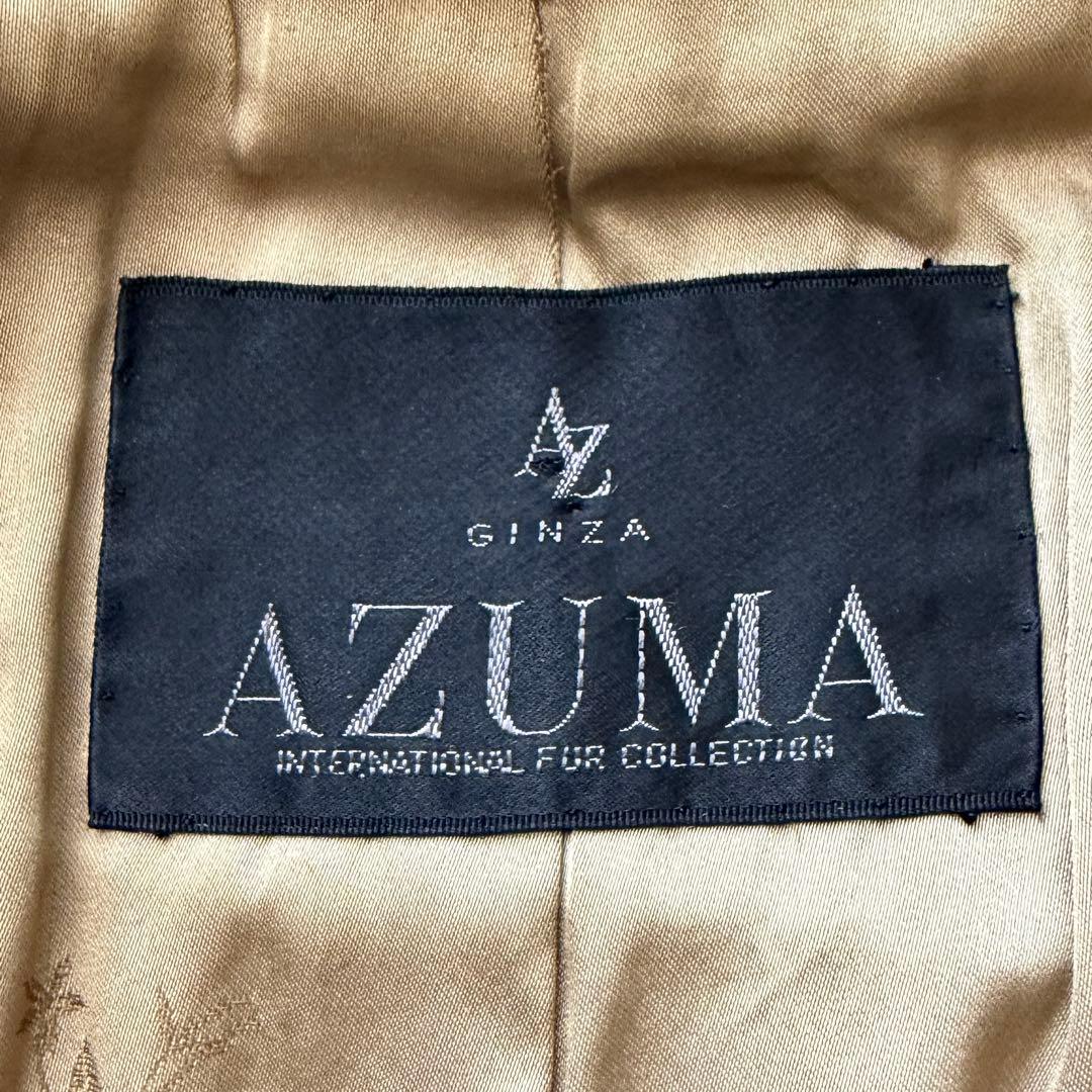 ミンク ファーコート クロップド 毛皮 リアルファー 11号 L