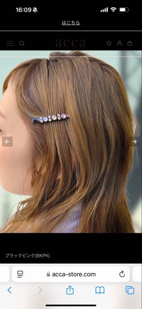 acca ベリー アーモンドクリップ ベリー ベッコクリップ セット