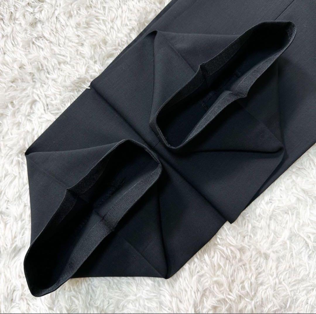 現行 美品 HUGOBOSS ヒューゴボス スーツ セットアップ 赤タグ 黒