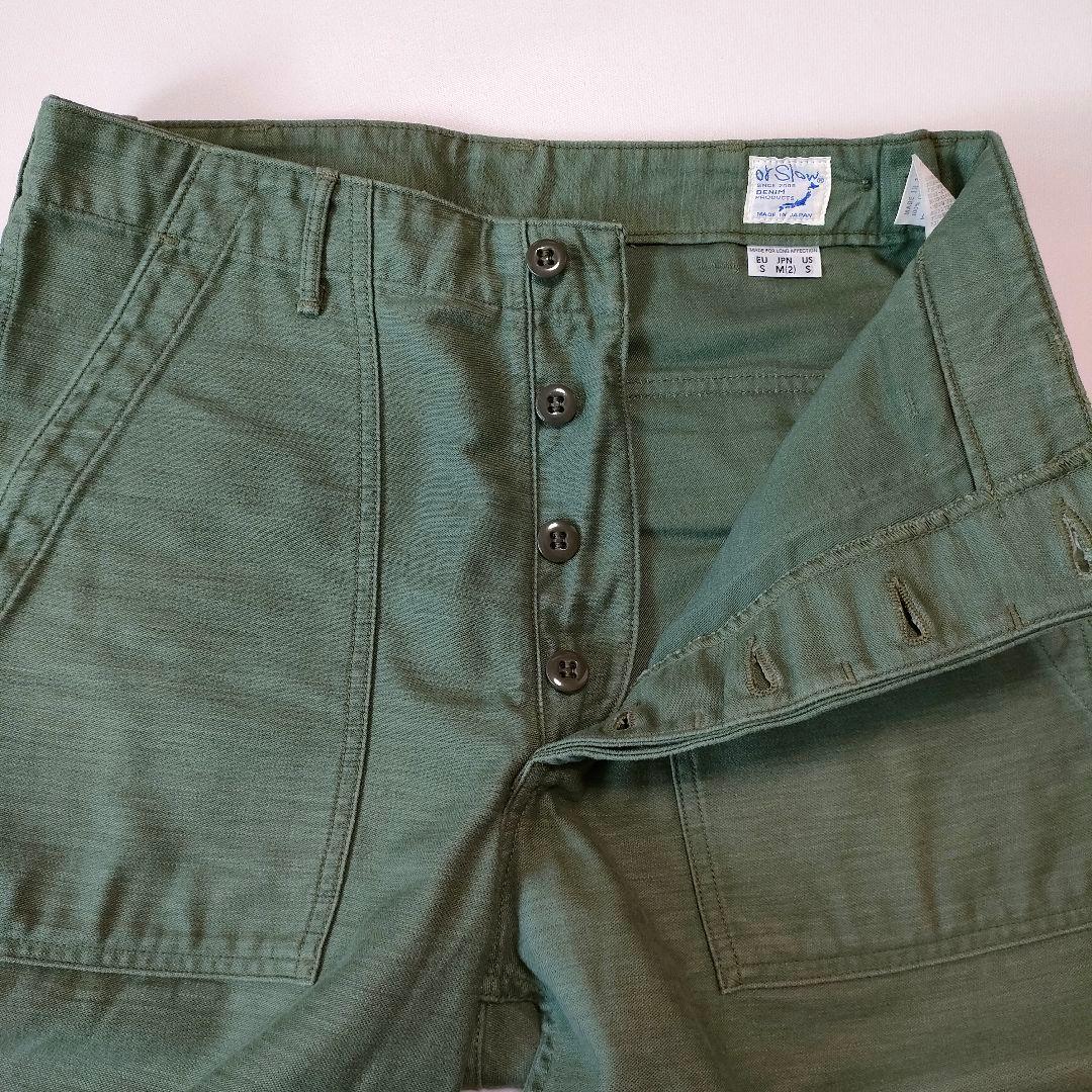 orslow オアスロウ ベイカーパンツ ファティーグ Ｍ 日本製
