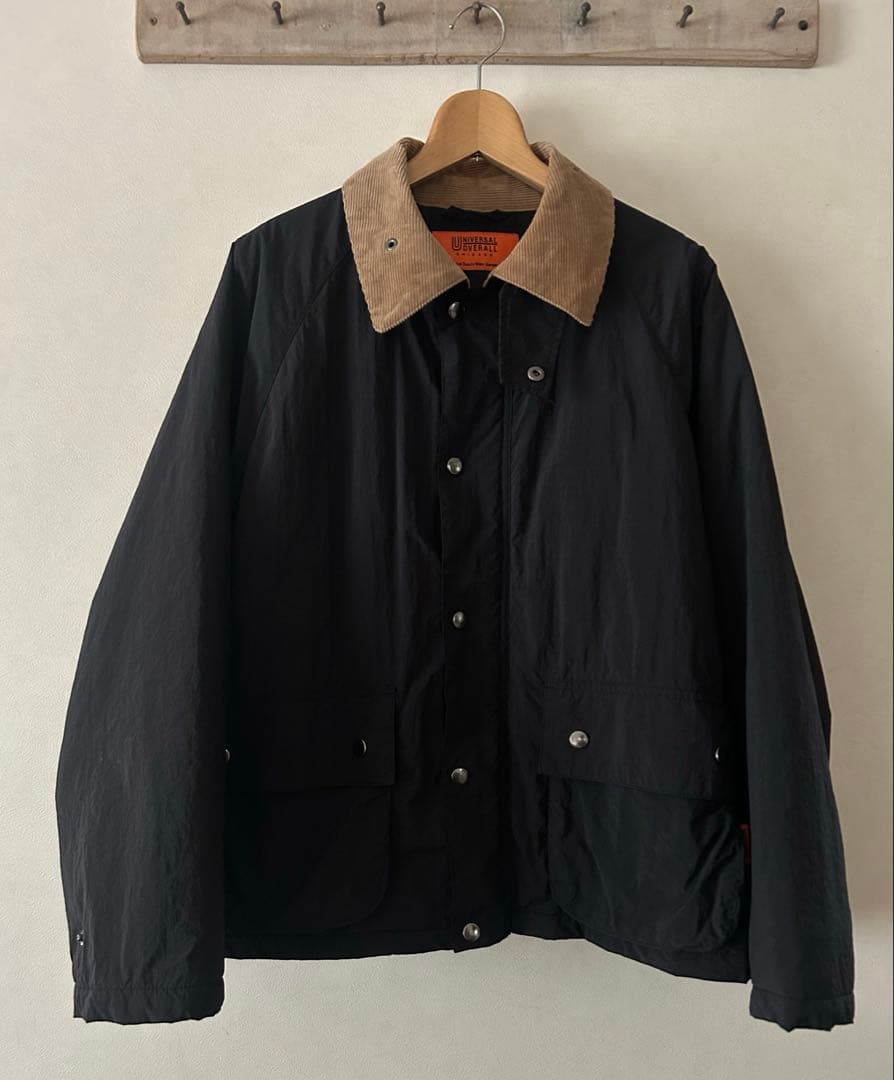 さとぬ ユニバーサルオーバーオール　別注襟コーデュロイ パディングショート