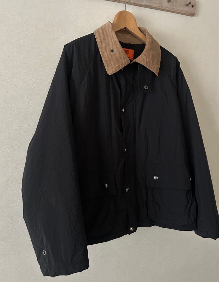 さとぬ ユニバーサルオーバーオール　別注襟コーデュロイ パディングショート