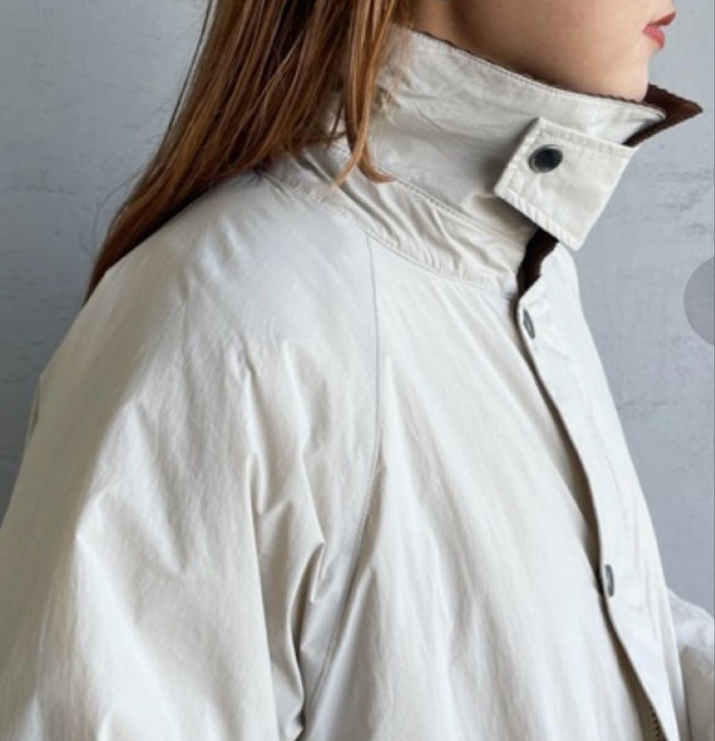 さとぬ ユニバーサルオーバーオール　別注襟コーデュロイ パディングショート