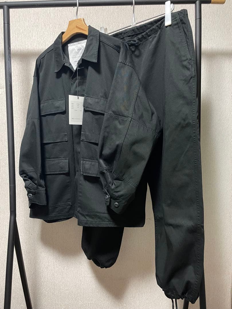 cliche BDU JACKET BLACK 357 改 SET UP