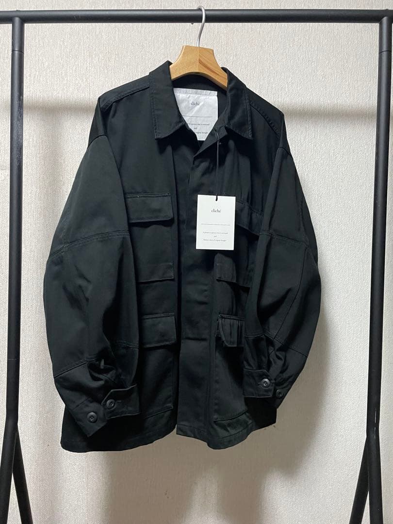 cliche BDU JACKET BLACK 357 改 SET UP