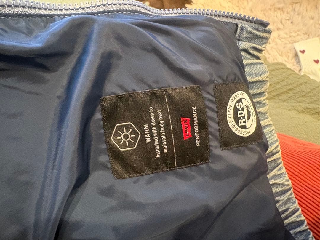 デニム　リーバイス　ダウン　ダウンジャケット　デニムダウンジャケット　ナイキ