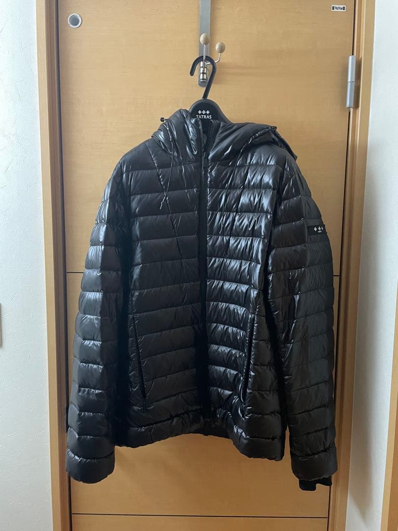 TATRAS タトラス ブラック 薄手ダウンジャケット フード付き サイズ4