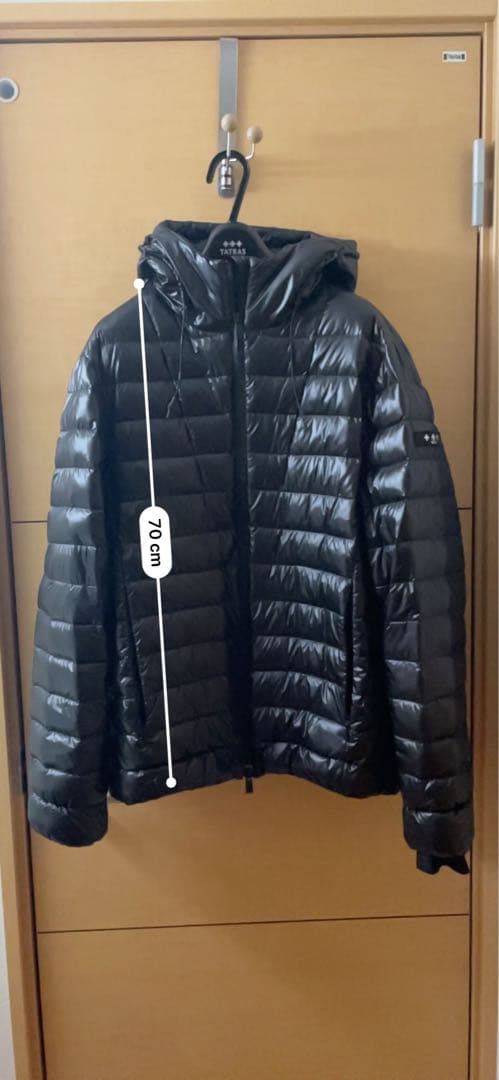 TATRAS タトラス ブラック 薄手ダウンジャケット フード付き サイズ4