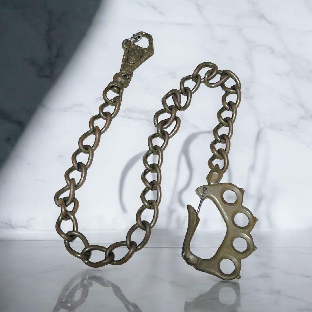 ガルシア GALCIAナックルデザイン ウォレットチェーン 約60cmメリケン