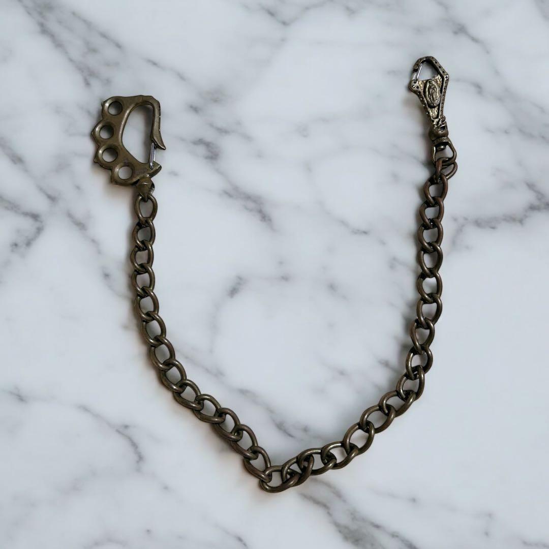 ガルシア GALCIAナックルデザイン ウォレットチェーン 約60cmメリケン