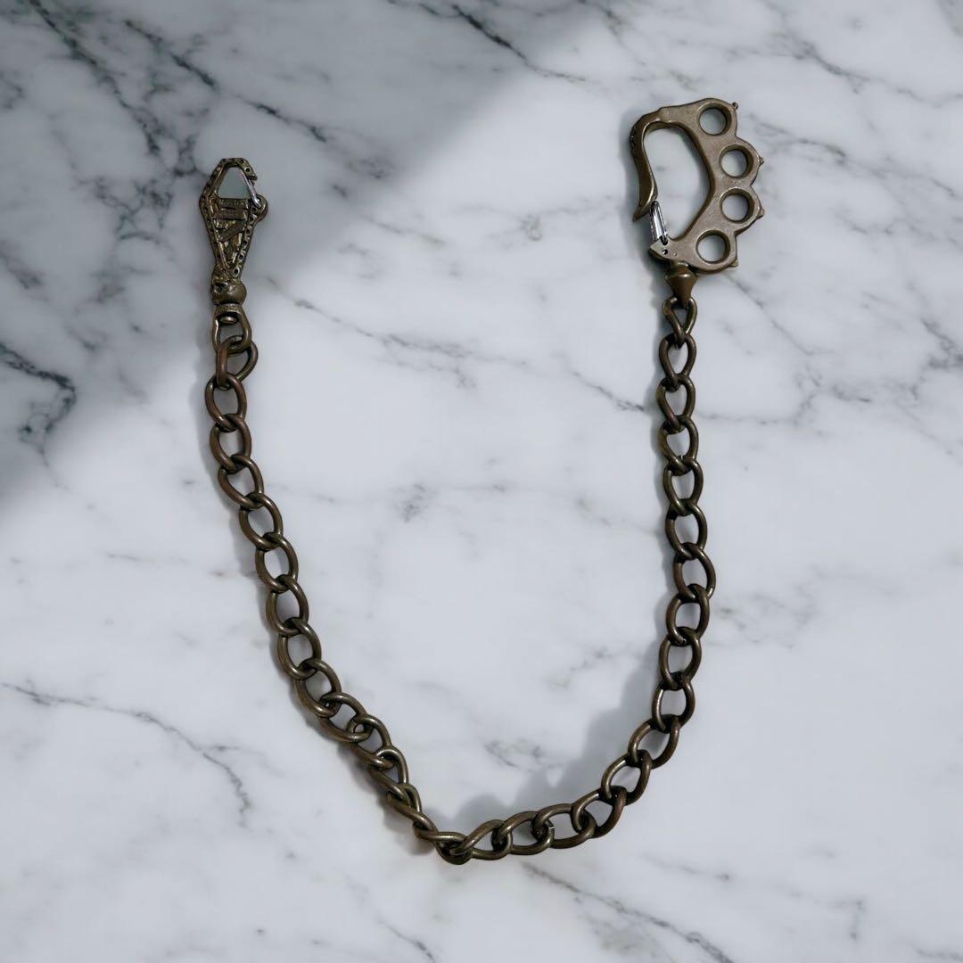 ガルシア GALCIAナックルデザイン ウォレットチェーン 約60cmメリケン