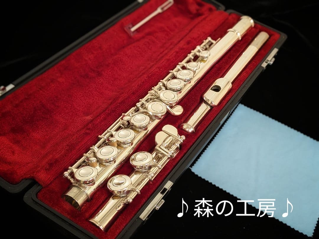 フルート専門店‼️部活応援‼️銀メッキ　ヤマハフルート YFL211S Eメカ