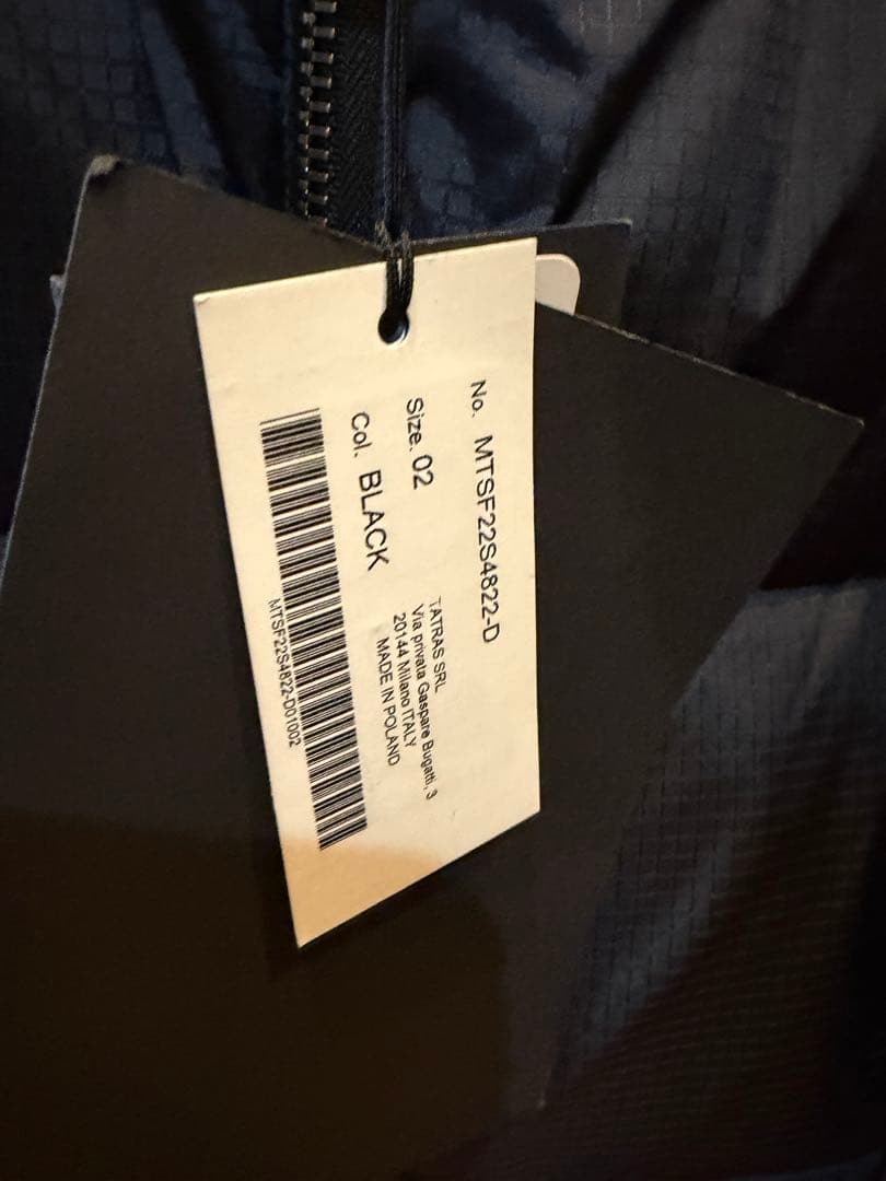 TATRAS ブラック　ダウンジャケットマネーギャング　02