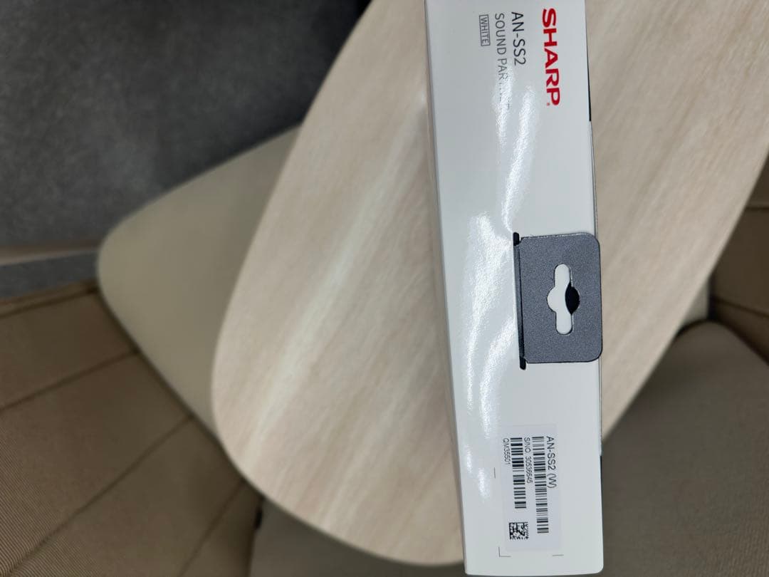 【未開封品】シャープ　ネックスピーカーサウンドパートナー　AN-SS2 ホワイト