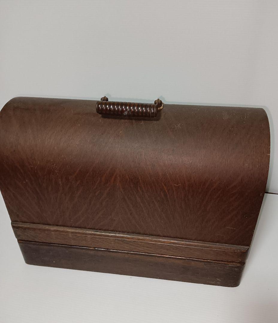 m*k様 アンティーク　SINGER 　手回しミシン　 　木製ケース付き