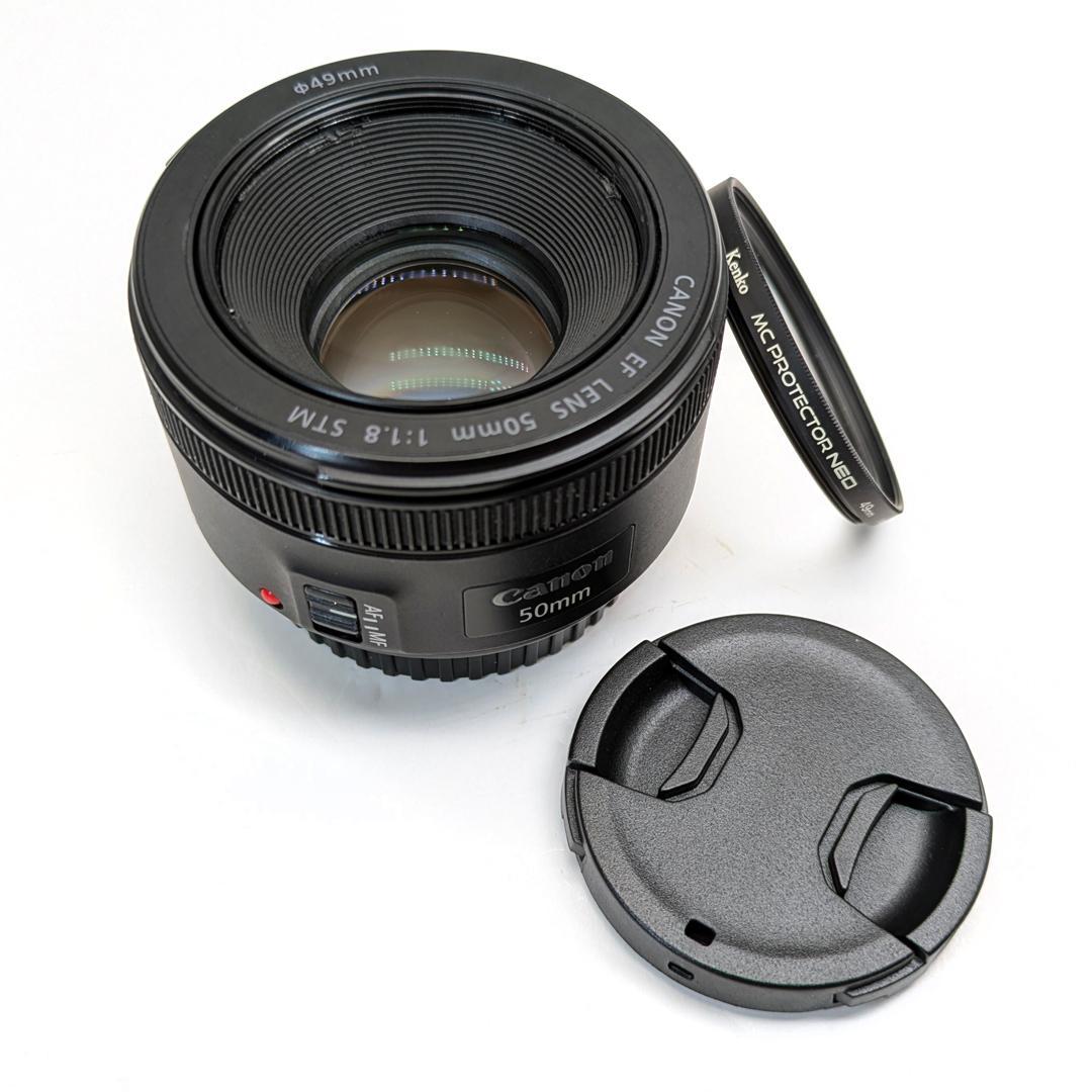 【美品】キヤノン EF 50mm F1.8 STM 単焦点レンズ EFマウント