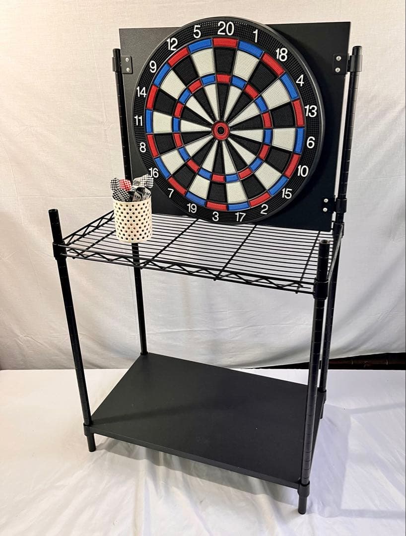 ② ダーツボード スチールラック ダーツスタンド